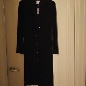NWT Wet Seal Black Button up Cardigan